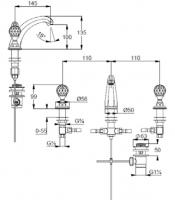Смеситель для раковины Kludi Adlon 5104305G5 Хром