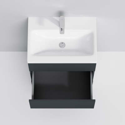 Тумба под раковину AM.PM Gem S 60 M91FSX0602GM Графит матовый