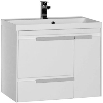 Тумба под раковину Aquanet Тиволи 80 180055 подвесная Белая