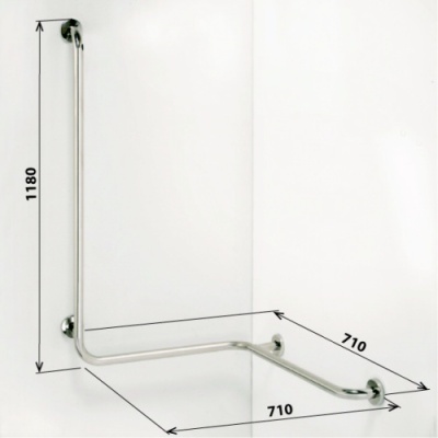 Поручень для душа Bemeta Help 301112024 Белый