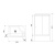 Душевая кабина Royal Bath BP 100х80 RB8100BP6-BT-CH-R стекло прозрачное задняя стенка Черная