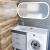 Раковина Andrea Cosmos 120 L 4680028070351 на стиральную машину Белая