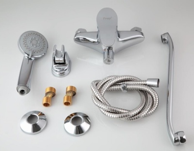 Смеситель для ванны Frap F2201-1 универсальный Хром матовый