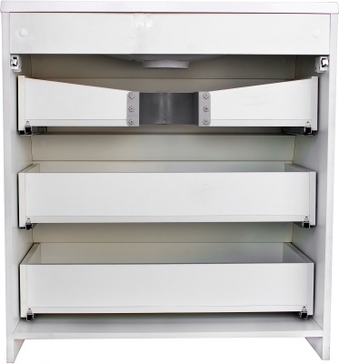 Тумба под раковину Style Line Атлантика Люкс Plus 80 СС-00002278 Бетон крем