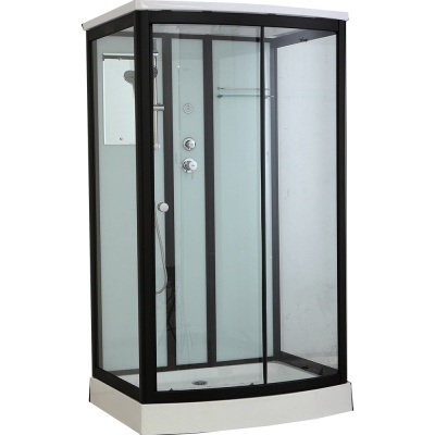 Душевая кабина Timo Standart T-6615 B 120x90 профиль Черный стекло прозрачное