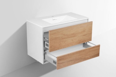 Тумба под раковину Vincea Alessia VMC-1S900YW подвесная Y.Oak