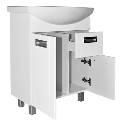 Тумба под раковину Mixline Альфа 65 523173 Белая