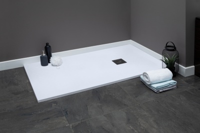 Душевой поддон из искусственного камня Aquanet Pleasure 120x90 256323 с антискользящим покрытием
