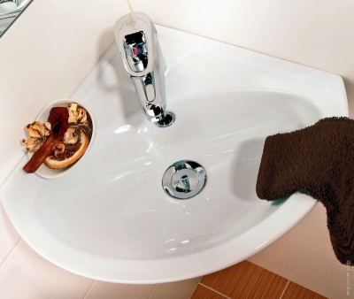 Раковина Vitra S 50 5306B003-0999 угловая Белая