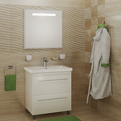 Мебель для ванной Runo Фостер 70 Белая