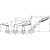 Смеситель на борт ванны Hansgrohe Metropol Classic 31441000 Хром