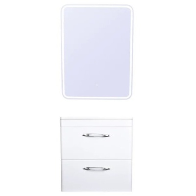 Тумба с раковиной Style Line Каре 60 СС-00002268 Люкс Plus подвесная Белый