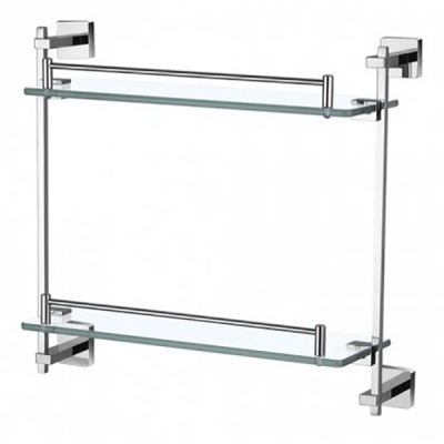 Стеклянная полка Aquanet 4752 Хром