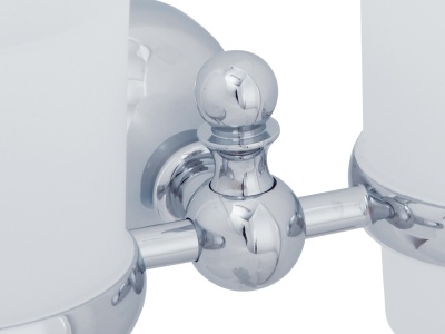 Стакан для зубных щеток Veragio Gialetta VR.GIL-6442.CR двойной Хром