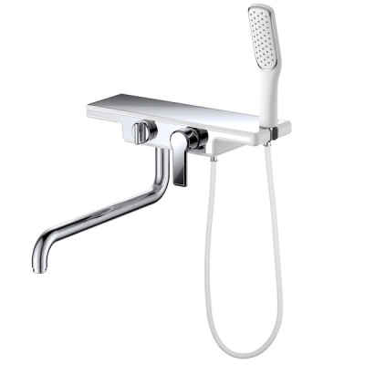 Смеситель для ванны D&K Berlin Steinbeis DA1453316 Хром Белый