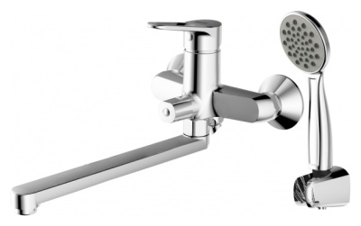 Смеситель для ванны Bravat Eco-D F693158C-LB универсальный Хром