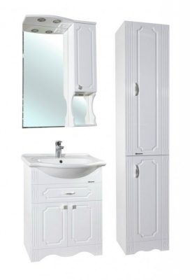 Тумба c раковиной Bellezza Кантри 65 Белая
