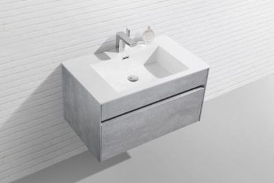 Тумба под раковину Vincea Chiara VMC-1C800CT подвесная Cement