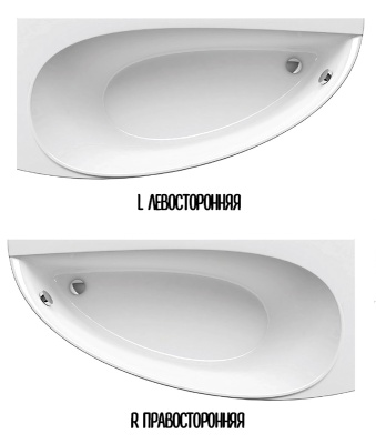 Акриловая ванна Ravak Avocado 160 белая 160 Р