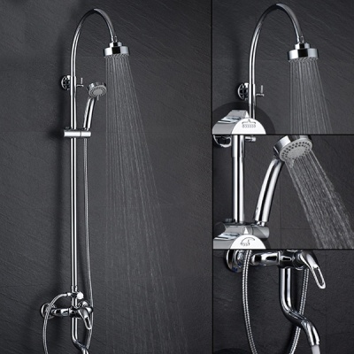 Душевая система D&K Eucharius Rhein DA1373701C11 Хром