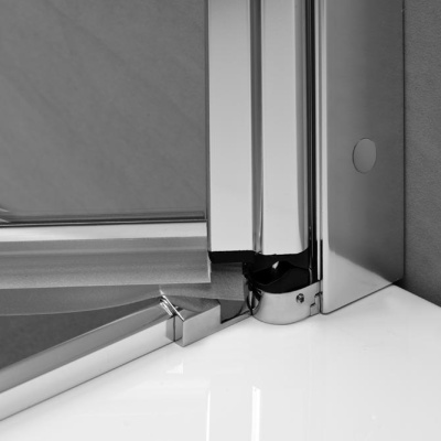 Душевая дверь в нишу Radaway Essenza New DWB 100 100x200 L профиль Хром стекло прозрачное