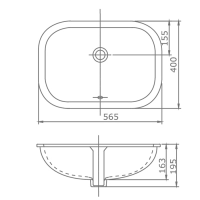 Раковина SSWW 57 CL3080 Белый