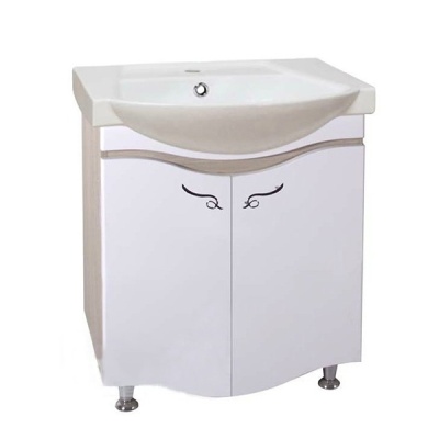 Тумба под раковину АСБ-мебель Терни 75 9725 Белая