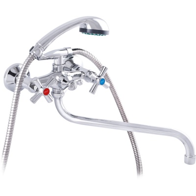 Смеситель для ванны Zerix DFR-A 722 ZX0013 универсальный Хром