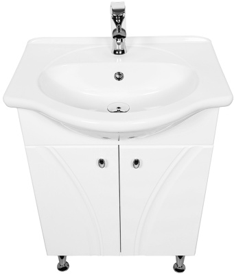 Тумба с раковиной Orange Лотос 60 Белая