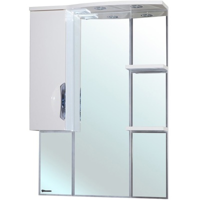 Зеркало со шкафом Bellezza Лагуна 75 с подсветкой L Белое