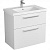 Тумба под раковину Diborg Lande 80 77.5225 подвесная Белая матовая