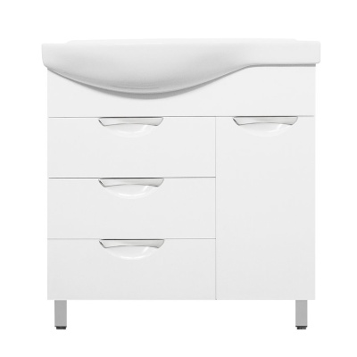 Тумба под раковину Style Line Жасмин 82 Белая R