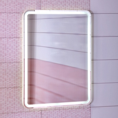 Зеркало Бриклаер Эстель-1 60 с кнопкой с подсветкой