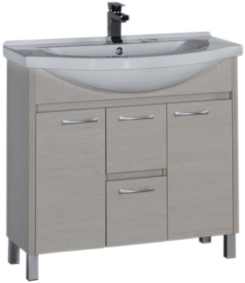 Тумба под раковину Aquanet Донна 90 169181 Дуб белый