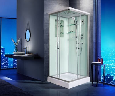 Душевая кабина WeltWasser WW500 Laine 904 90x90 10000003268 профиль Хром стекло прозрачное