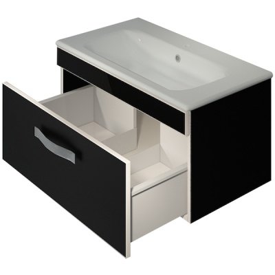 Тумба под раковину Какса-А Хилтон 80 004139 подвесная Белая