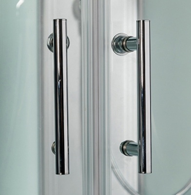 Душевая кабина WeltWasser WW500 Halle 1204 120x90 10000003315 L профиль Хром стекло прозрачное