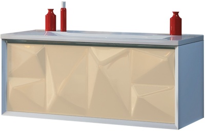 Тумба под раковину Marka One Romb 90П Cappuccino