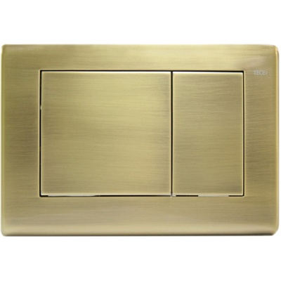 Кнопка смыва Tece Planus 9240366 для унитаза Состаренная латунь