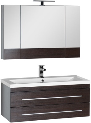 Тумба под раковину Aquanet Нота 100 171498 подвесная Венге