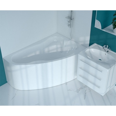 Акриловая ванна Marka One Lil 140x90 L без гидромассажа
