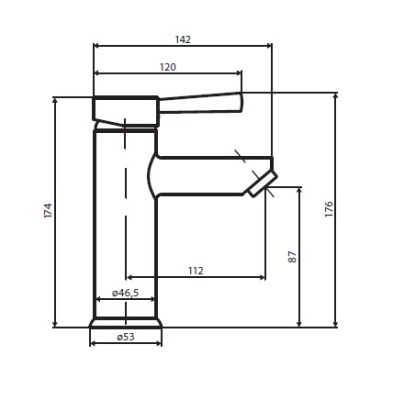 Смеситель для раковины Dorff Logic D3002100 Хром