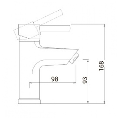 Смеситель для раковины Kaiser Merkur 26311 Хром