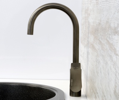 Смеситель для кухни WasserKRAFT Wiese 8407 Оружейная сталь