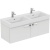 Раковина Ideal Standard Strada 121 K079101 двойная Белая