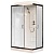 Душевая кабина Royal Bath HP 120х80 RB8120HP1-M-CH-L стекло матовое задняя стенка Белая
