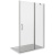 Душевая дверь в нишу Good Door Mokka WTW-130-C-WE 130 профиль Алюминий белый стекло прозрачное