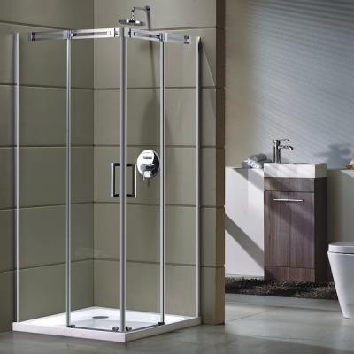 Душевой уголок Grossman GR-3120 190x120 L профиль Хром стекло прозрачное