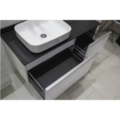 Тумба с раковиной Comforty Милан 120 4136268 подвесная Белая