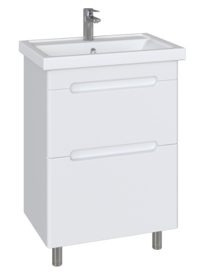 Комплект мебели для ванной San Star Адель 60 168.1-1.4.1.+6000UF+174.1-2.4.1. Белый